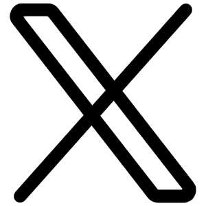 X Icon from Iconoir Regular Set