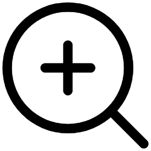 Zoom In Icon from Iconoir Regular Set