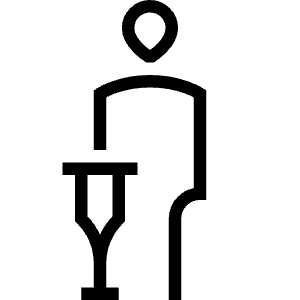Crutch Icon from Guidance – Free Set