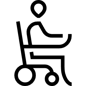 Electric Wheelchair Icon from Guidance – Free Set