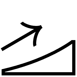 Ramp Up Arrow Icon from Guidance – Free Set