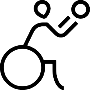 Wheelchair Basketball Icon from Guidance – Free Set