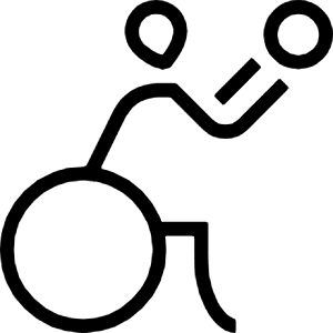 Wheelchair Basketball Icon from Guidance – Free Set