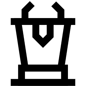 Speech Podium Icon from Atlas Line Set