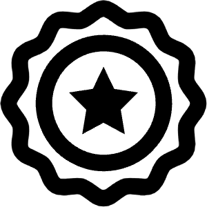 Star Badge Award Icon from Atlas Line Set