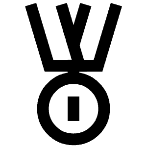 Winning Medal Award Icon from Atlas Line Set