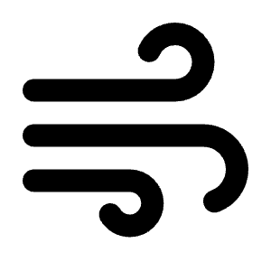 Air Icon from Rounded Line - Material Pro Free Set