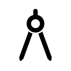 Architecture Icon from Rounded Line - Material Symbols Set