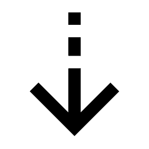 Arrow Cool Down Icon from Sharp Line - Material Pro Free Set