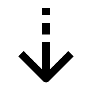 Arrow Cool Down Fill Icon from Outlined Fill - Streamline Material Free Set