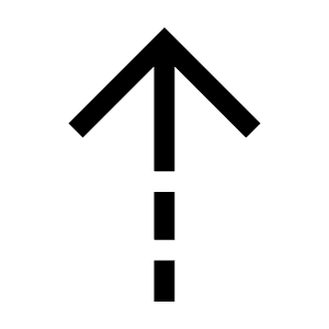 Arrow Warm Up Icon from Sharp Line - Material Symbols Set