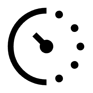 Avg Pace Fill Icon from Sharp Fill - Material Symbols Set