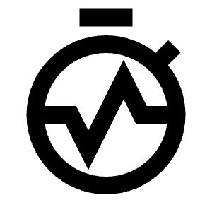 Avg Time Icon from Sharp Line - Material Pro Free Set