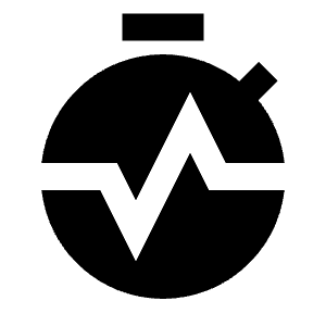 Avg Time Fill Icon from Sharp Fill - Streamline Material Free Set