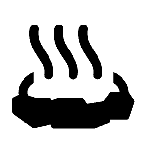 Bath Outdoor Fill Icon from Rounded Fill - Material Symbols Set