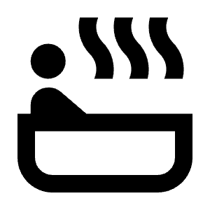 Bath Private Icon from Sharp Line - Material Pro Free Set