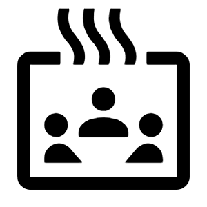 Bath Public Large Icon from Outlined Line - Material Symbols Set