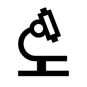 Biotech Icon from Sharp Line - Material Symbols Set
