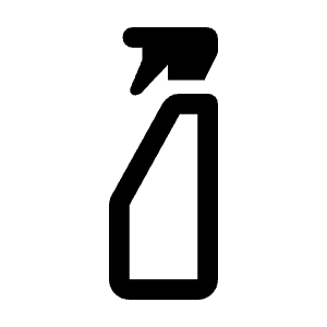 Cleaning Icon from Rounded Line - Material Symbols Set