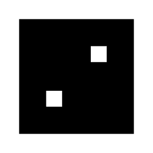 Dice 2 Fill Icon from Sharp Fill - Material Pro Free Set