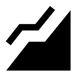 Elevation Fill Icon from Sharp Fill - Streamline Material Free Set