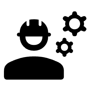 Engineering Fill Icon from Rounded Fill - Material Symbols Set
