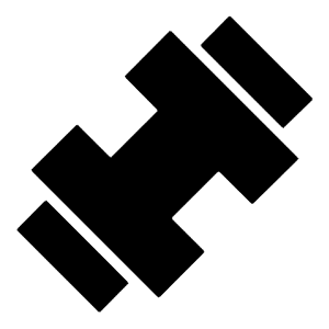 Exercise Fill Icon from Sharp Fill - Material Symbols Set