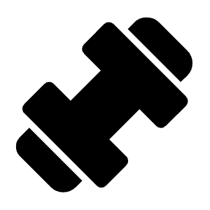 Exercise Fill Icon from Rounded Fill - Material Symbols Set