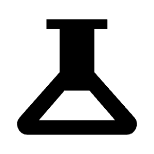 Experiment Fill Icon from Sharp Fill - Material Symbols Set