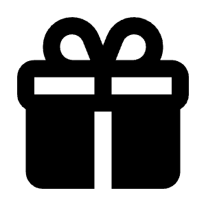 Featured Seasonal And Gifts Fill Icon from Rounded Fill - Streamline Material Free Set