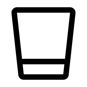 Glass Cup Icon from Rounded Line - Material Symbols Set