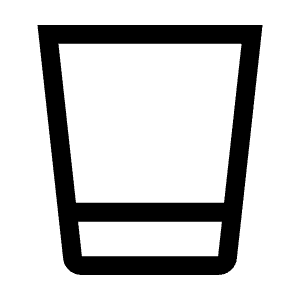 Glass Cup Icon from Outlined Line - Material Symbols Set