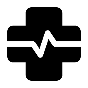 Health Metrics Fill Icon from Rounded Fill - Material Symbols Set