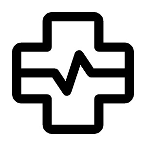 Health Metrics Icon from Rounded Line - Material Symbols Set
