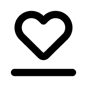 Hr Resting Icon from Rounded Line - Streamline Material Free Set