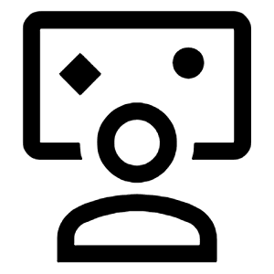 Interactive Space Icon from Outlined Line - Material Symbols Set