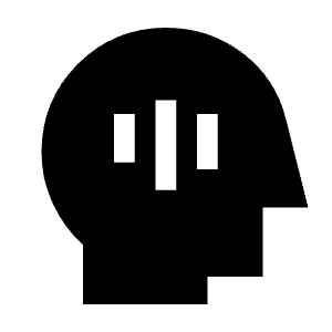 Mindfulness Fill Icon from Sharp Fill - Material Symbols Set