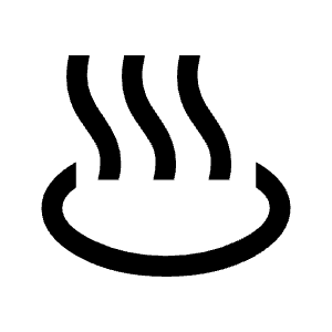 Onsen Icon from Outlined Line - Material Symbols Set