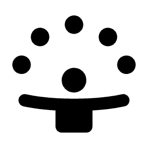 Person Celebrate Icon from Rounded Line - Streamline Material Free Set