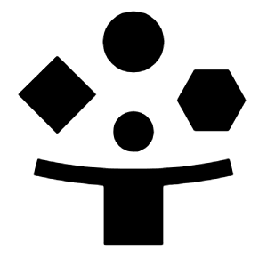 Person Play Fill Icon from Sharp Fill - Material Symbols Set