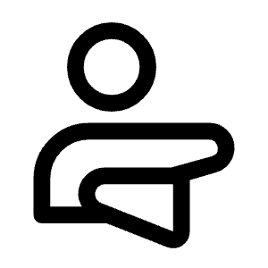 Physical Therapy Icon from Rounded Line - Material Symbols Set