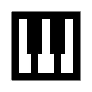 Piano Icon from Sharp Line - Material Pro Free Set