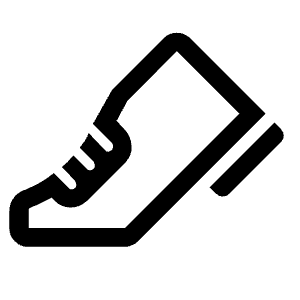 Podiatry Icon from Rounded Line - Material Symbols Set