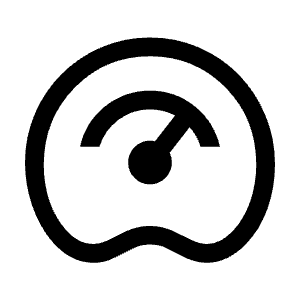 Readiness Score Icon from Sharp Line - Material Symbols Set