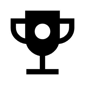 Rewarded Ads Fill Icon from Sharp Fill - Material Symbols Set