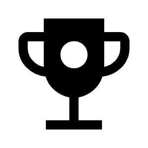 Rewarded Ads Fill Icon from Outlined Fill - Material Symbols Set
