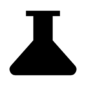 Science Fill Icon from Sharp Fill - Material Symbols Set