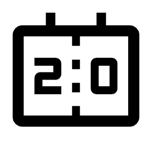 Scoreboard Icon from Outlined Line - Material Symbols Set
