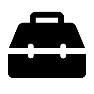 Service Toolbox Fill Icon from Rounded Fill - Material Symbols Set