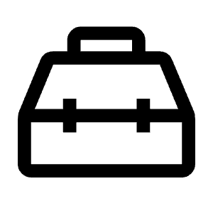 Service Toolbox Icon from Outlined Line - Material Symbols Set
